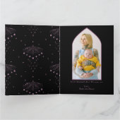 Beste Goth Mama je Skull Moth Lila Mother Day Karte (Innenseite)