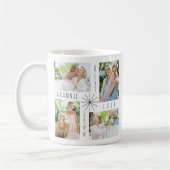 Beste Grammie je 4 oder 8 Foto Collage Weiße Tasse (Links)