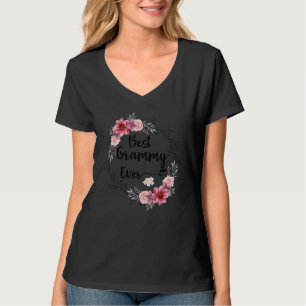 Beste Grammy-Ever Frauen Blumendekoration Oma 1 T-Shirt