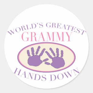 Beste Grammy-Gewinner-T-Shirt Runder Aufkleber