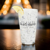 Beste Grampa seit 20XX Moderne, einfache Preppy Glas