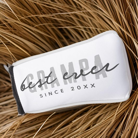 Beste Grampa seit 20XX Moderne, einfache Preppy Golf Headcover