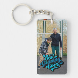 Beste Grampie je | Opa-Foto Schlüsselanhänger