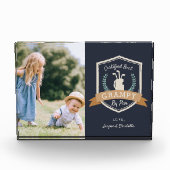 Beste Grampie nach Par | Golf Opa Fotoblock (Vorderseite)