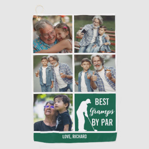 Beste Gramps by Par FotoCollage für den Vatertag Golfhandtuch