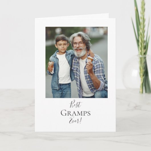 Beste Gramps je! Karte (Vorderseite)