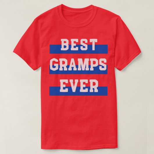 Beste Gramps je T-Shirt (Design vorne)