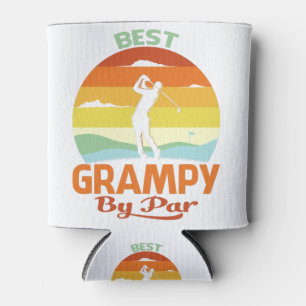 Beste Grampy by Par Vatertag Golf Shirt Geschenk Dosenkühler