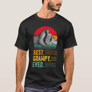 Beste Grampy je Männer Vintag Retro-Dekoration Gro T-Shirt