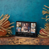 Beste Gran Ever 5-Foto Collage Halten Sie kundensp Fotoplatte (Seite)