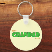 Beste Grandad je Schlüsselanhänger (Vorderseite)