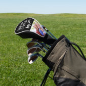 Beste Grandad-Karte par Moderne Typografie Custom  Golf Headcover (In SItu)