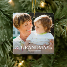 Beste GRANDMA je Foto Keramik Keramikornament