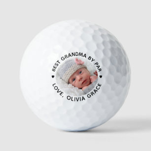 Beste GRANDMA nach Par Personalisiert Foto Golfball