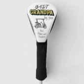 Beste Grandpa Par Golf Cart Headcover (Vorderseite)
