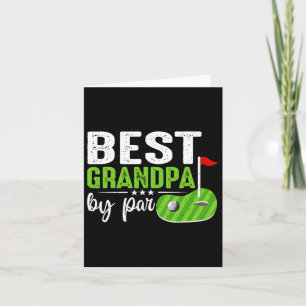 Beste Grandpa Par Vatertag Golf Lover Karte