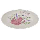 Beste Granny Custom Round Glass Cutting Board Schneidebrett (Ecke)