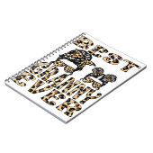 Beste Granny je Leopard Karierter Muttertag Notizblock (Linke Seite)