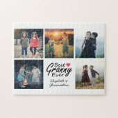 Beste Granny je Moderne FotoCollage Großartiges Ge Puzzle (Horizontal)