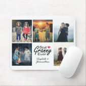 Beste Granny je Niedlich Grandkids Foto Collage Ge Mousepad (Mit Mouse)