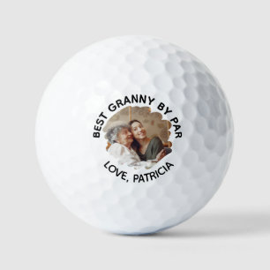 Beste Granny nach Par mit benutzerdefiniertem Foto Golfball