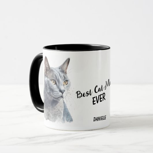 Beste graue Mama je Tasse (Vorderseite Links)