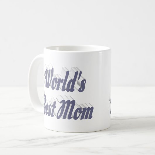 Beste graue Mama Kaffeetasse (Vorderseite Links)