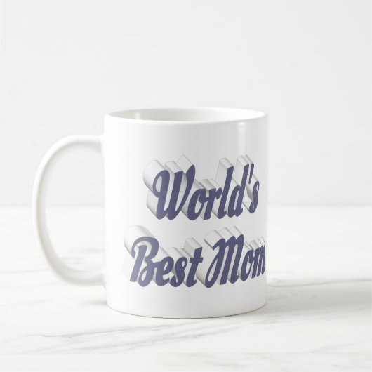 Beste graue Mama Kaffeetasse (Links)