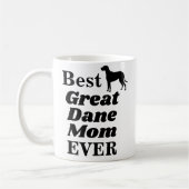 Beste großartige Dane Mama je Tee und Kaffeetasse (Links)