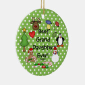 Beste großartige Tochter-überhaupt Keramikornament (Rechts)