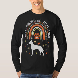 Beste große Hunde Mama je glückliche Mütter Mama s T-Shirt