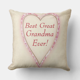 Beste große Oma je Kissen