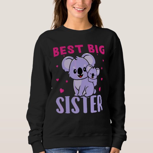 Beste große Schwester 1 Sweatshirt (Vorderseite)