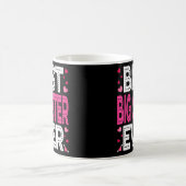 Beste große Schwester je Spaß Herz Liebe Matching  Kaffeetasse (Mittel)