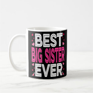Beste große Schwester je Spaß Herz Liebe Matching  Kaffeetasse