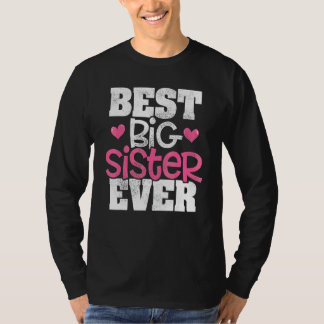 Beste große Schwester überhaupt Geschwister Famili T-Shirt