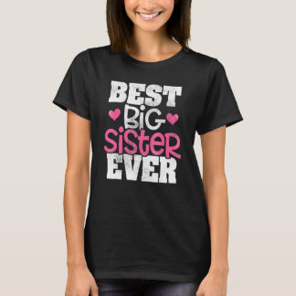 Beste große Schwester überhaupt Geschwister Famili T-Shirt