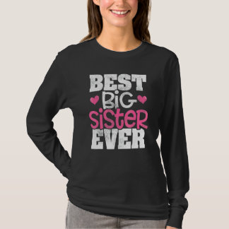 Beste große Schwester überhaupt Geschwister Famili T-Shirt