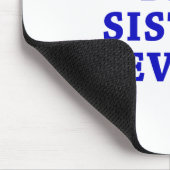 Beste große Schwester überhaupt Mousepad (Ecke)
