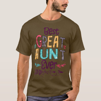 Beste große Tante je Niedliche Arrow Familie Segnu T-Shirt