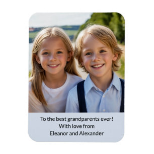 Beste Großeltern Aller Zeiten Enkel Foto Magnet