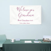 Beste Großeltern Foto-Geschenke Klassiker Banner (Messeveranstaltung)