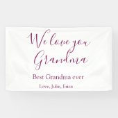 Beste Großeltern Foto-Geschenke Klassiker Banner (Horizontal)