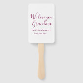 Beste Großeltern Foto-Geschenke Klassiker Fächer (Rückseite)