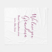 Beste Großeltern Foto-Geschenke Klassiker Fleecedecke (Vorderseite (Horizontal))