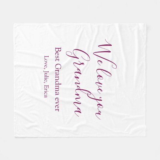 Beste Großeltern Foto-Geschenke Klassiker Fleecedecke (Vorderseite (Horizontal))