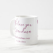 Beste Großeltern Foto-Geschenke Klassiker Kaffeetasse (Vorderseite Links)