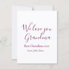 Beste Großeltern Foto-Geschenke Klassiker Postkarte