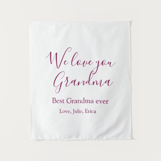 Beste Großeltern Foto-Geschenke Klassiker Wandteppich (Vorderseite)