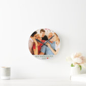 Beste Großeltern Grandkids Keepake Throw Kissen Runde Wanduhr (Zuhause)